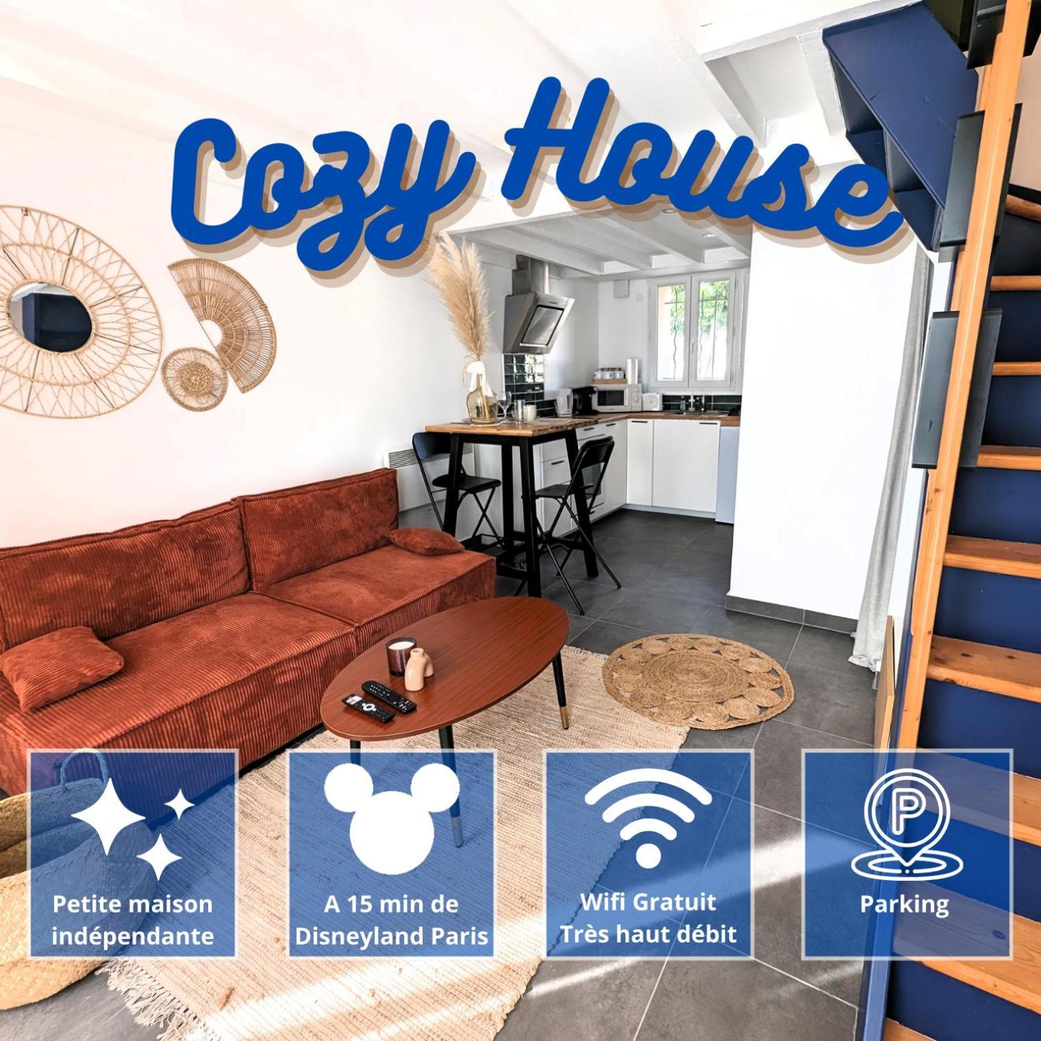 Cozy House - 15 Min Disneyland - 2 Parkings - Fibre Нантей-ле-Мо Экстерьер фото